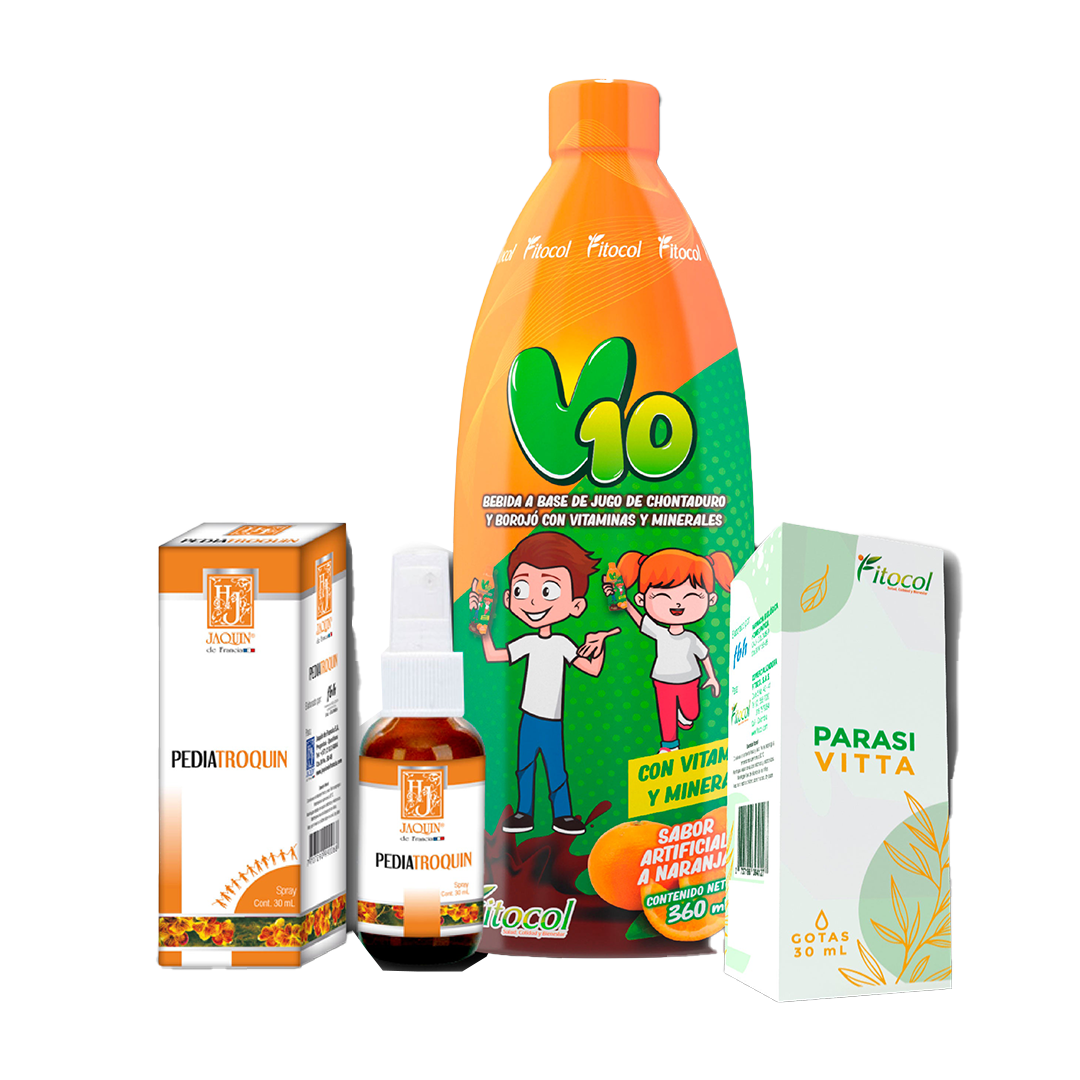 Kit Crecimiento Niños - V10 Parasivitta Pediatroquin