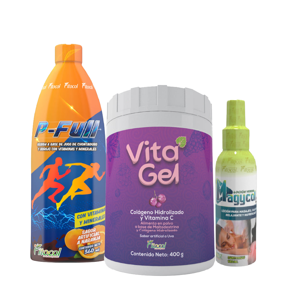 Kit Gym ( P-Full - Vitagel - Magycol 120 ML)