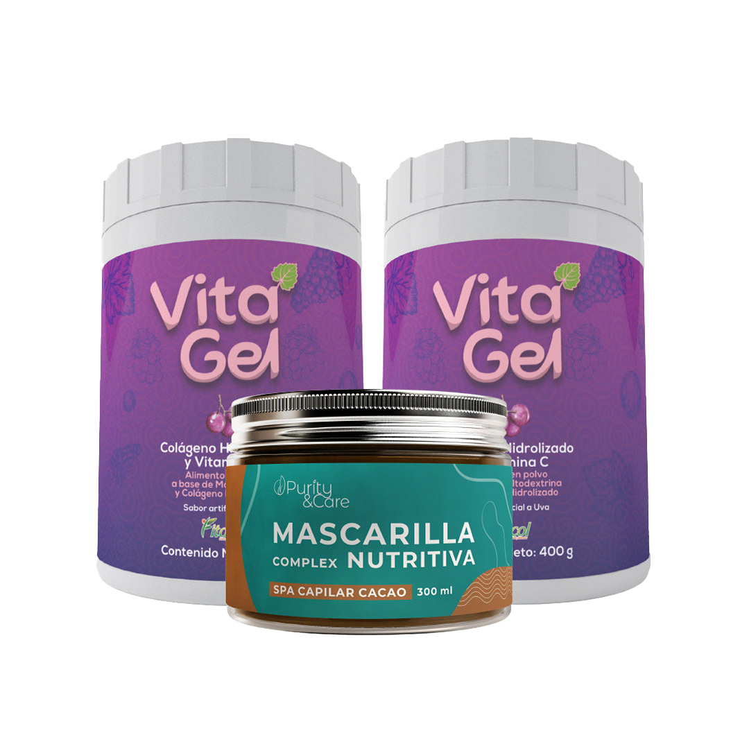 Kit Mujer -2 Vitagel GRATIS Mascarilla Complex Nutritiva