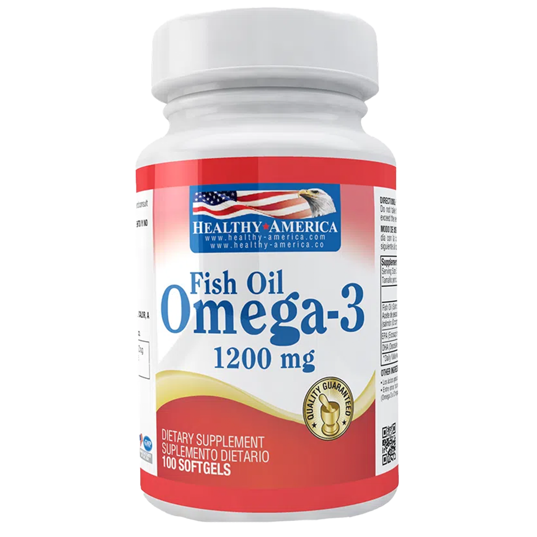 OMEGA 3 1200MG HEALTHY AMERICA
