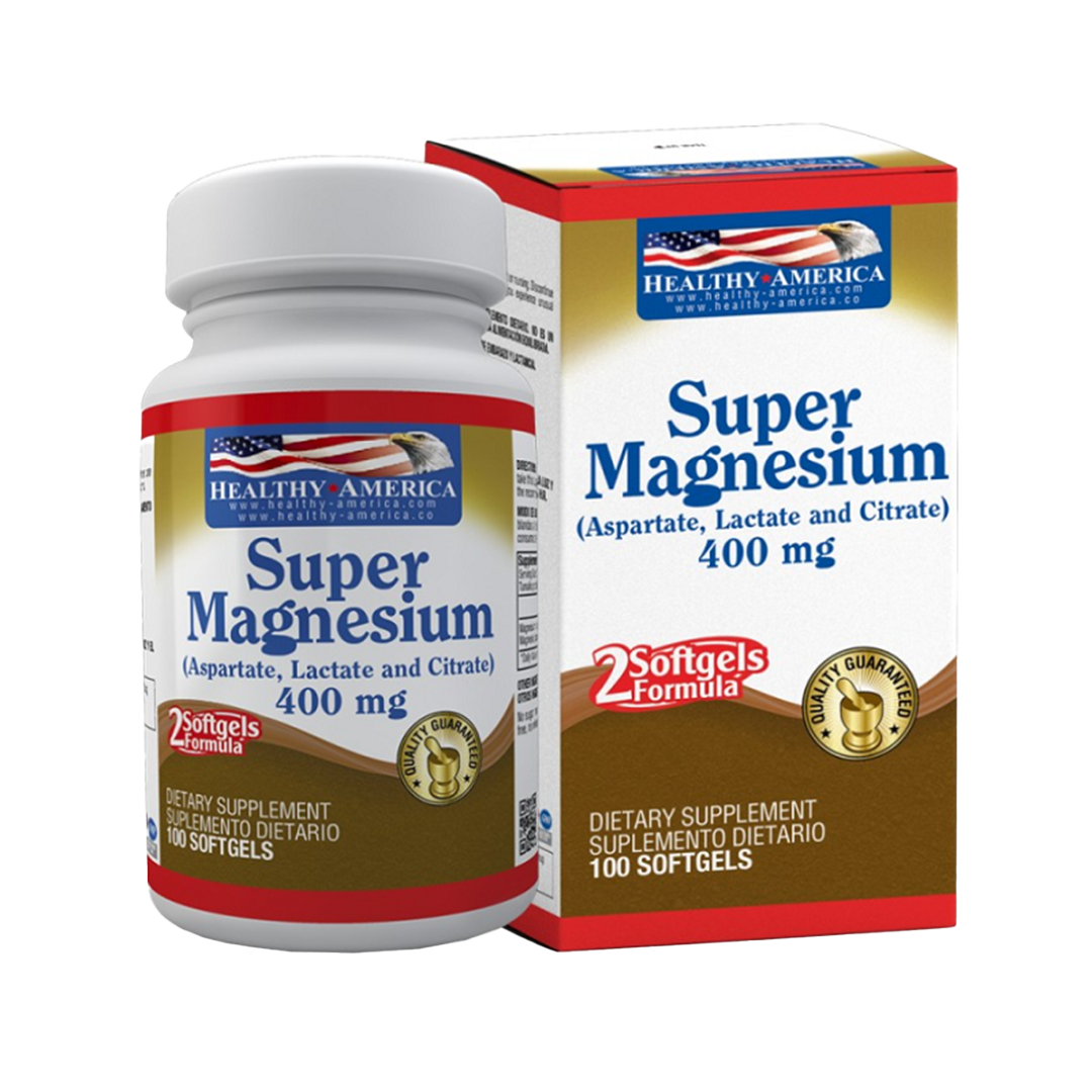 SUPER MAGNESIUM 400MG X 100SOFTGEL
