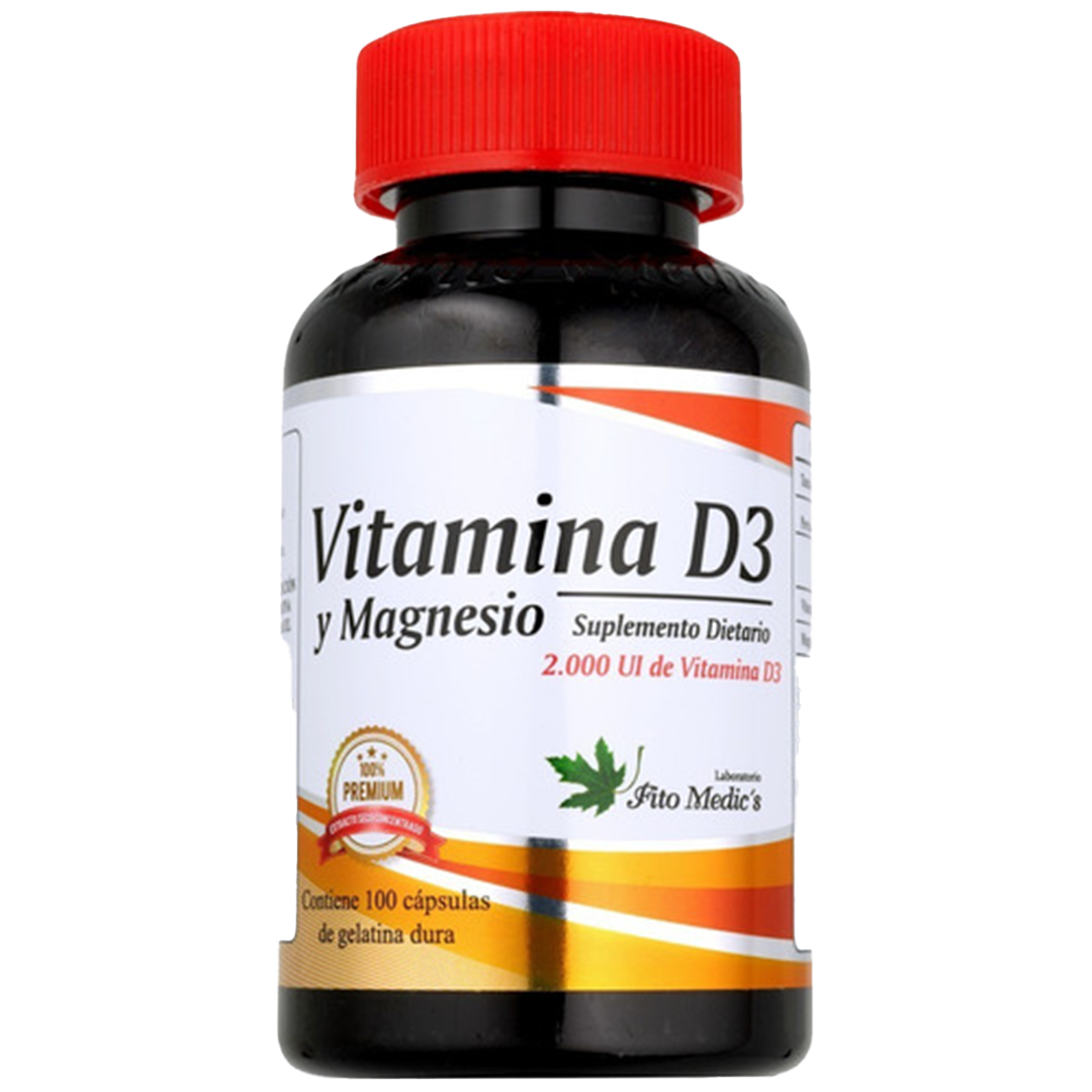 Vitamina D3 + Magnesio 100Cap