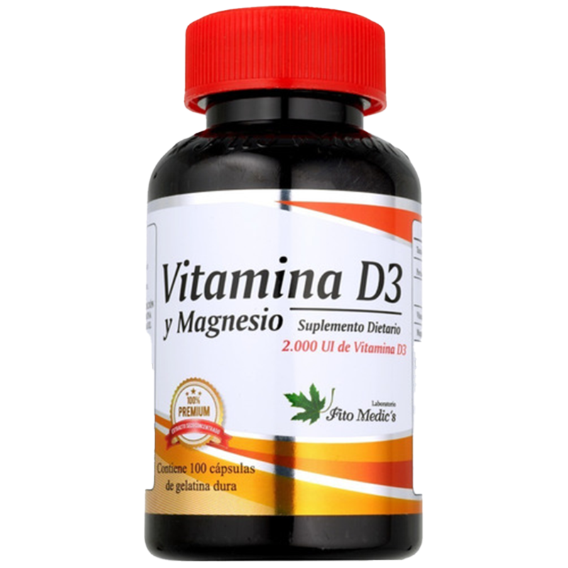 Vitamina D3 + Magnesio 100Cap
