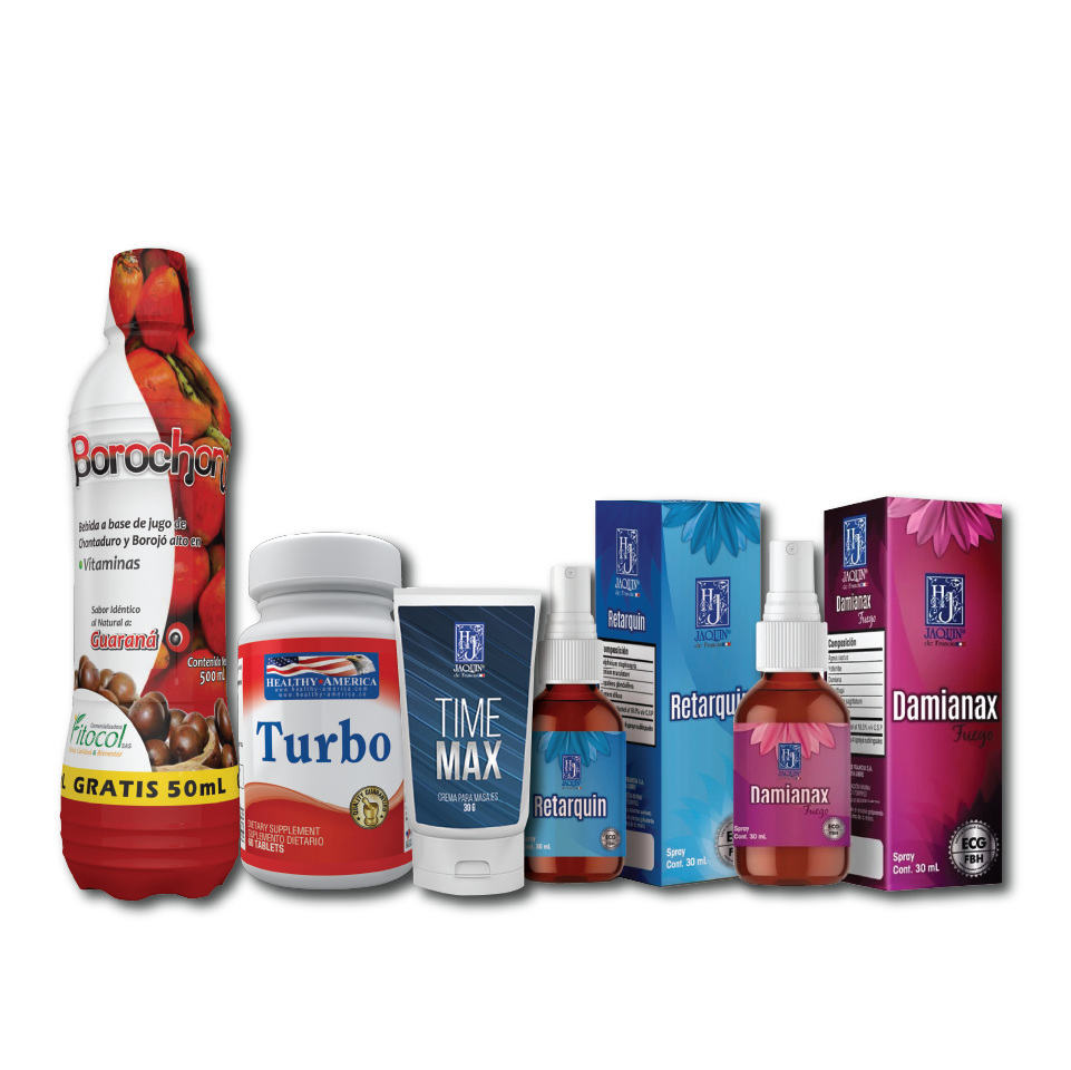 Kit Pareja ( Borochón, Turbo, Retarquin, Damianax, Time Max )