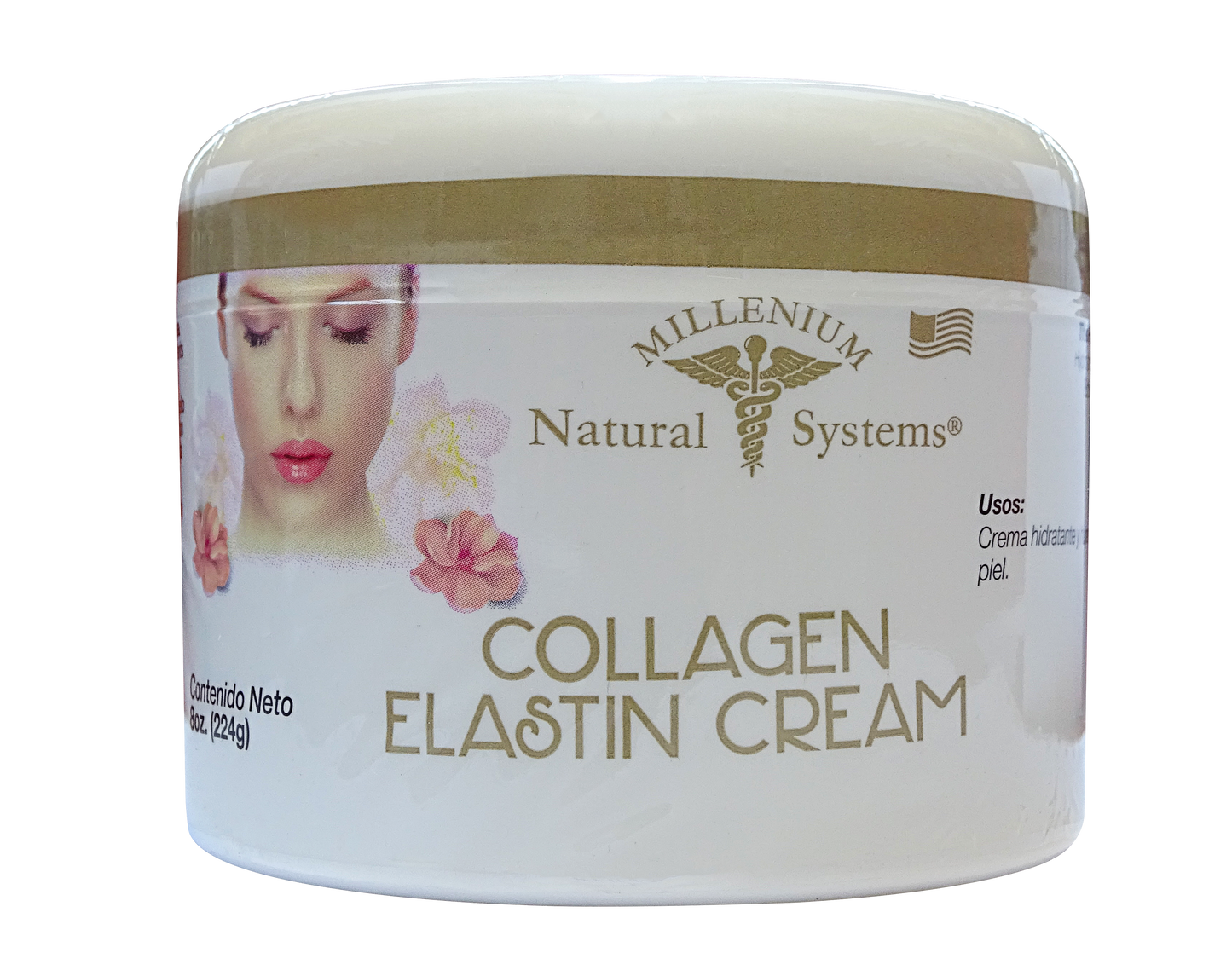 Crema Colageno + Elastina X 8 Oz