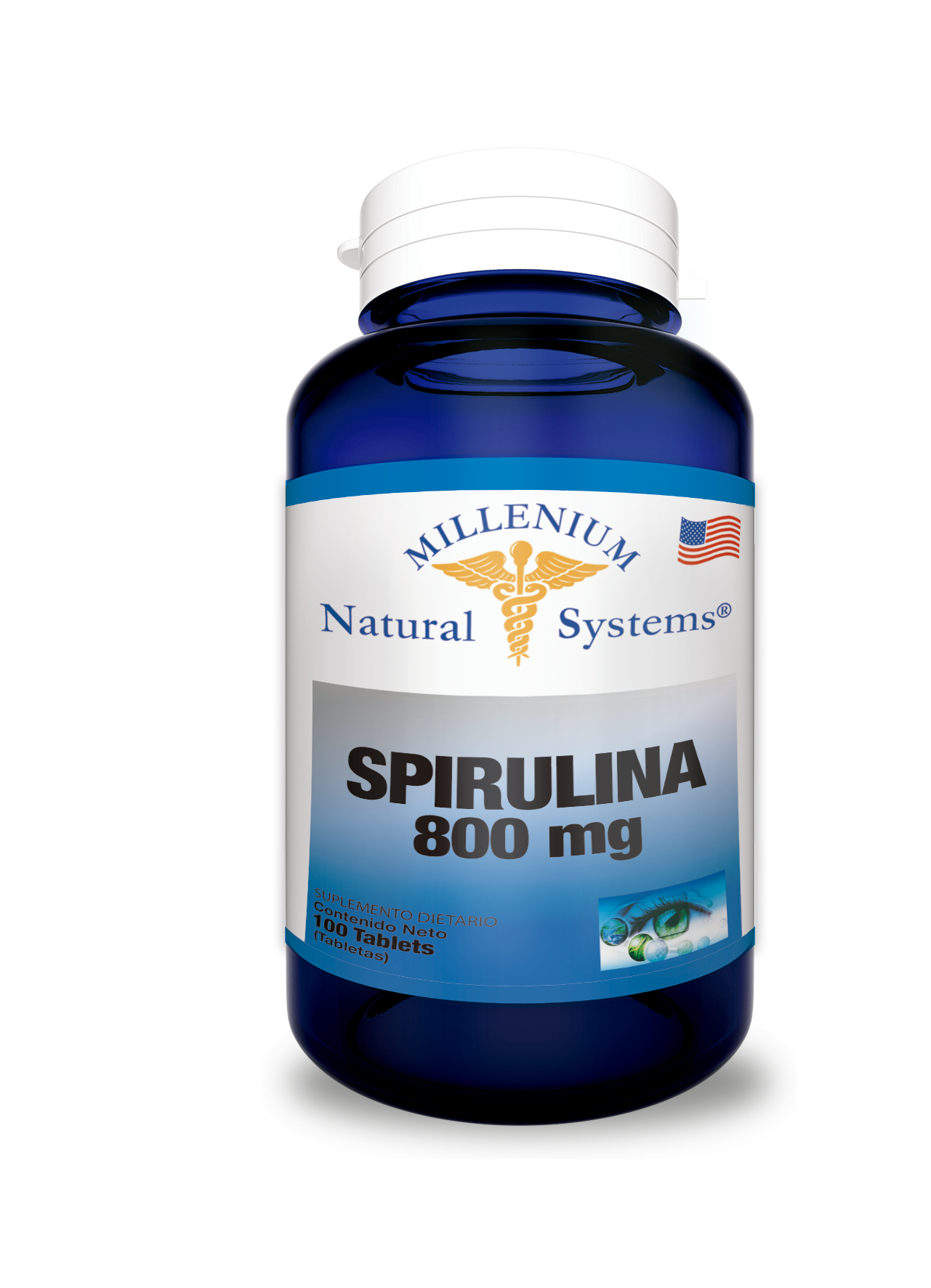 SPIRULINA 800MG X 100TABLETAS