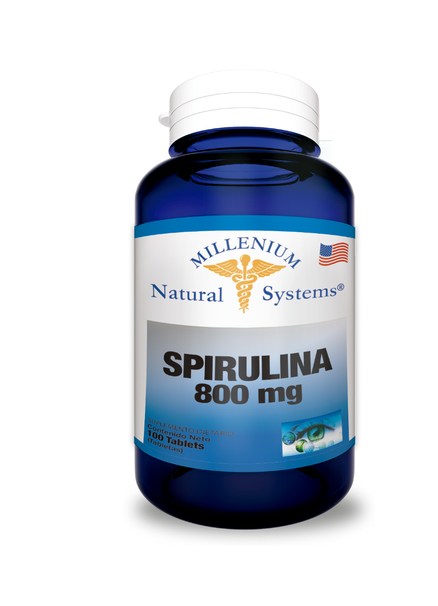 SPIRULINA 800MG X 100TABLETAS