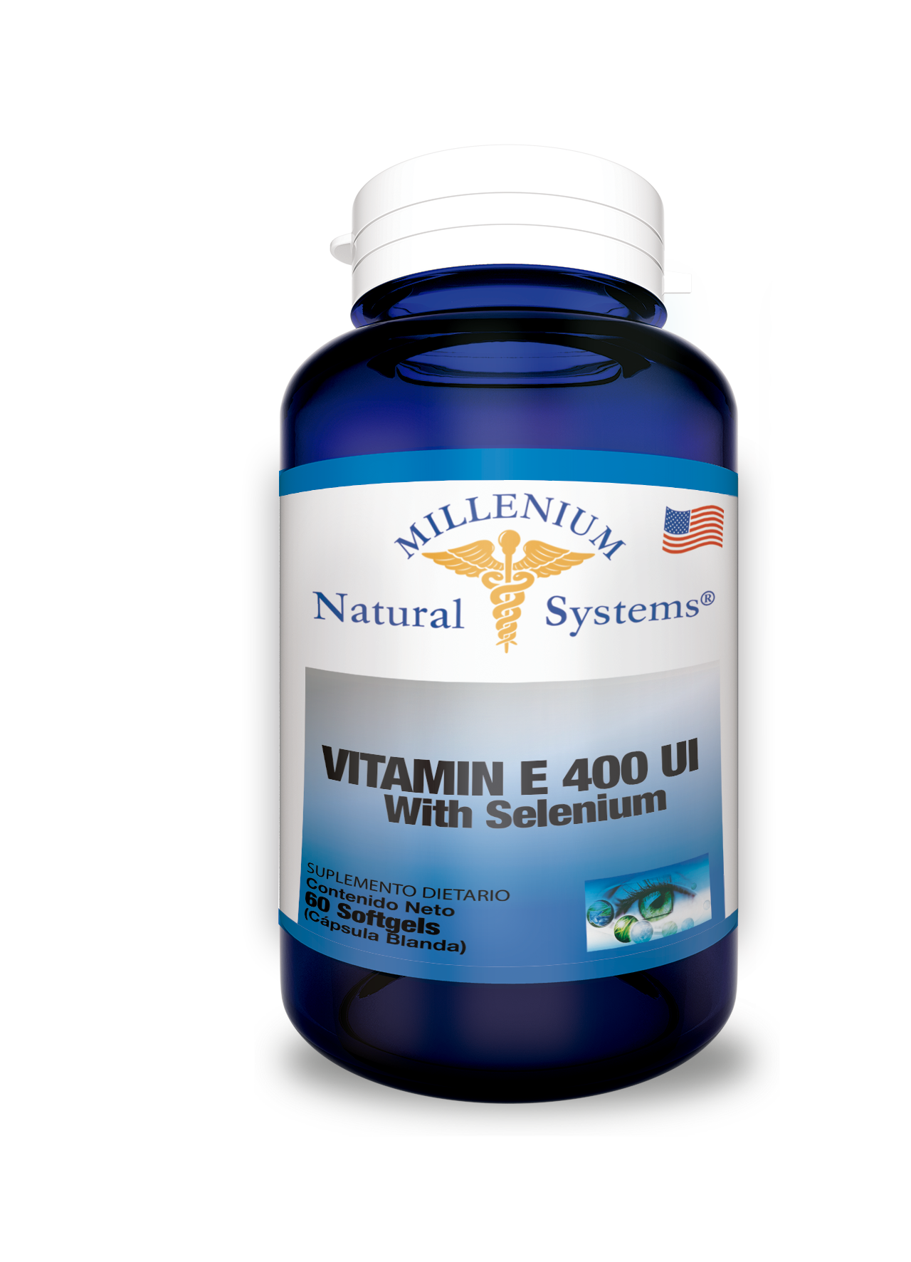 Vitamina E 400 IU + Selenium *60Sofg