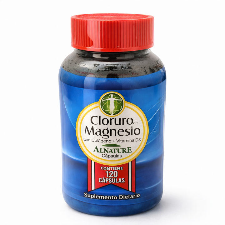CLORURO DE MAGNESIO 120CAPSULAS - LAB. ALNATURE