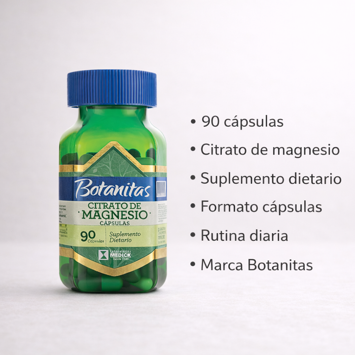 CITRATO DE MAGNESIO 90CAPSULAS