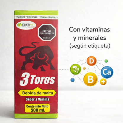 3 TOROS 500ML EDERVIT