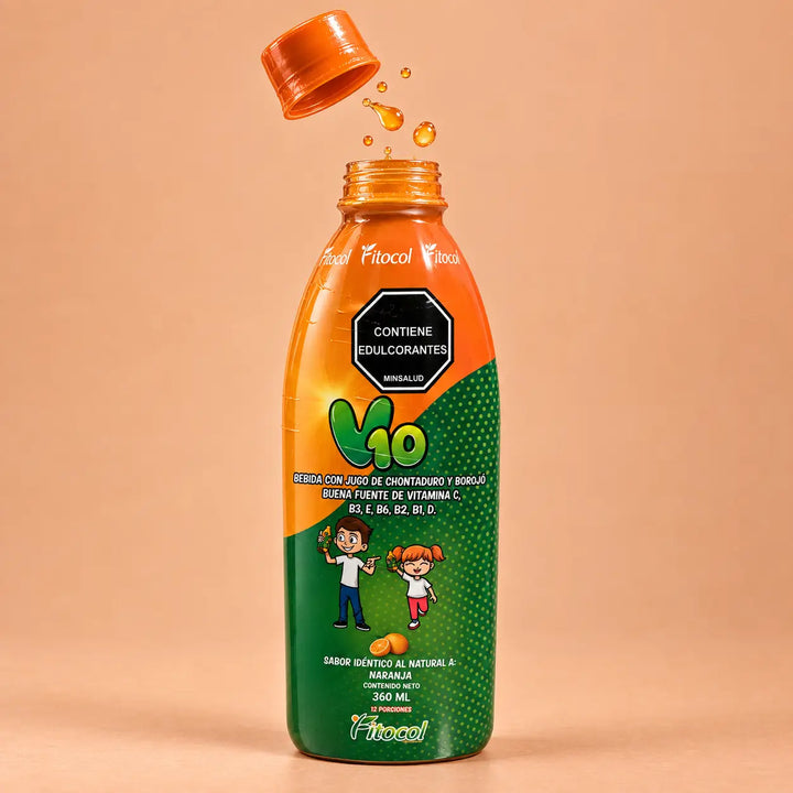 V10 Multivitamínico para Niños con Chontaduro y Borojó · Jarabe 360 ml