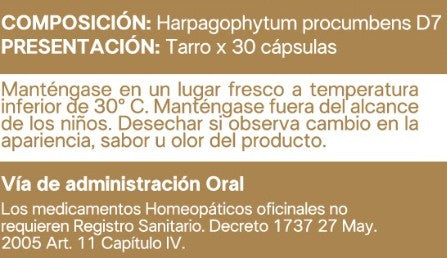 Harpagofito D7 30Capsulas