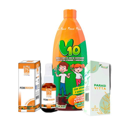 Kit Defensas Niños - V10 Parasivitta Pediatroquin