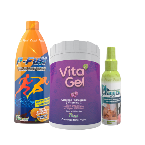 Kit Gym ( P-Full - Vitagel - Magycol 120 ML)
