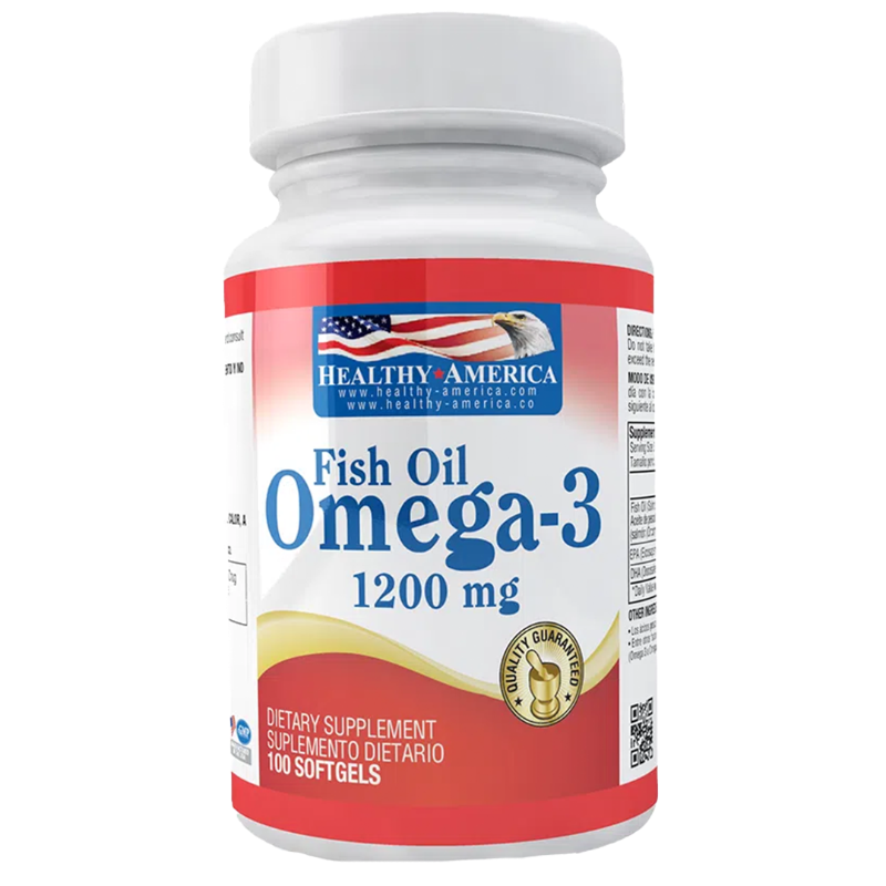 OMEGA 3 1200MG HEALTHY AMERICA