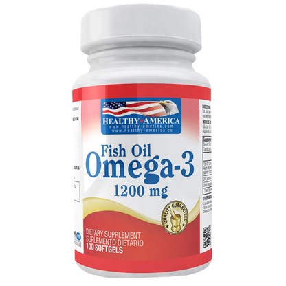 OMEGA 3 1200MG HEALTHY AMERICA