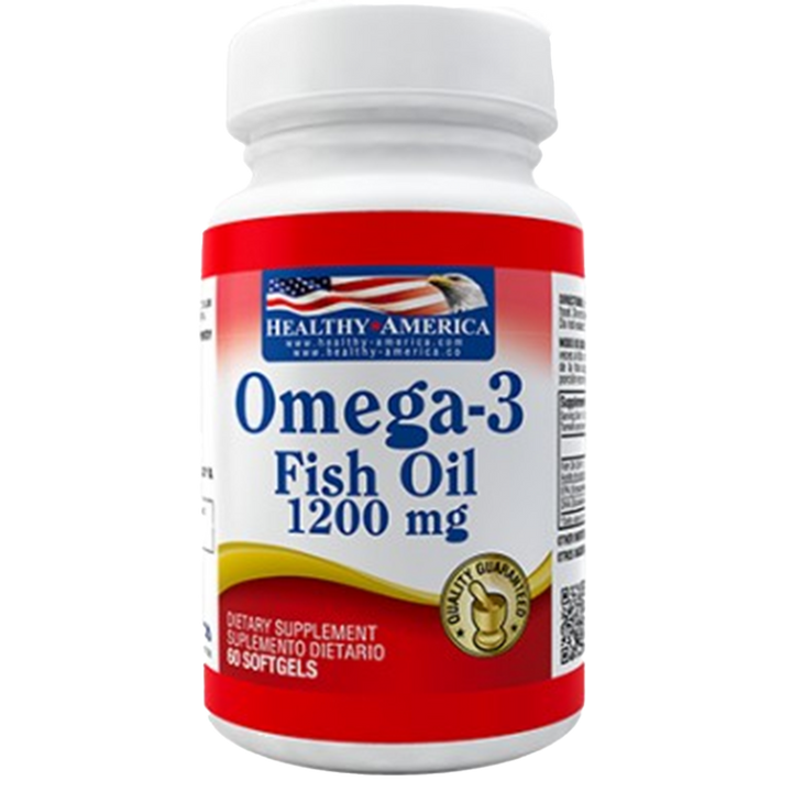 OMEGA 3 1200MG HEALTHY AMERICA
