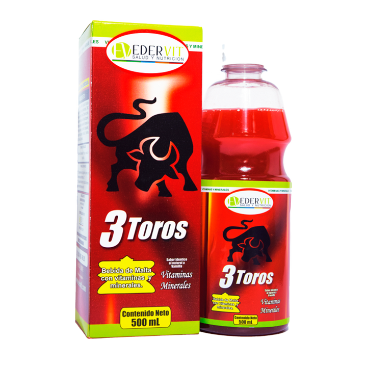 3 TOROS 500ML EDERVIT