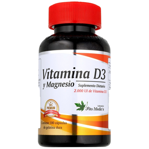Vitamina D3 + Magnesio 100Cap