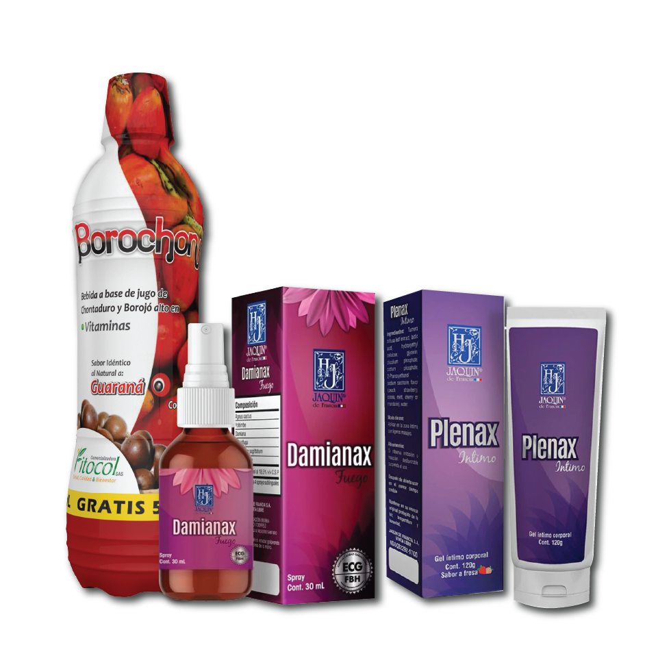 Kit Mujer Recargado ( Borochón, Damianax, Plenax Intima)