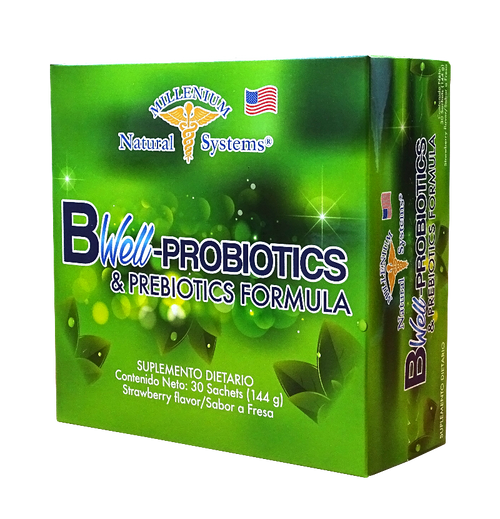 B Well Probióticos y Prebióticos Caja * 30 Undidades