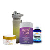 Kit Belleza Hidratación (Termo - Vitagel - Biotin 900 mcg - Collagen Elastin Cream)