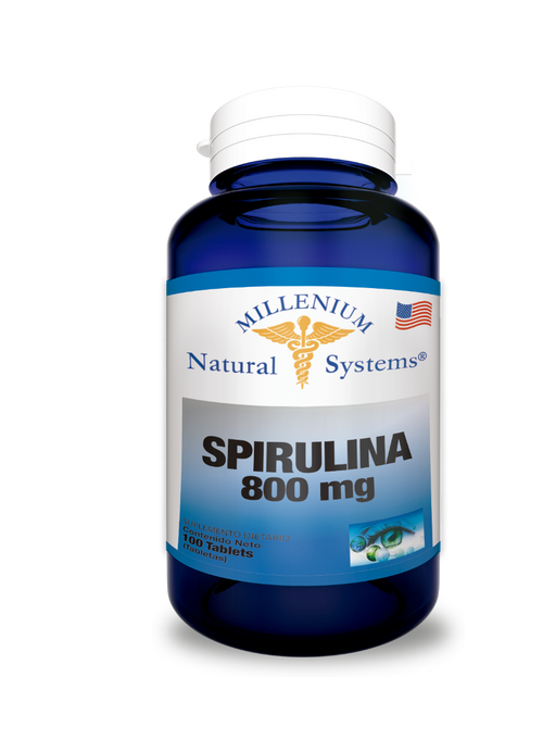 SPIRULINA 800MG X 100TABLETAS